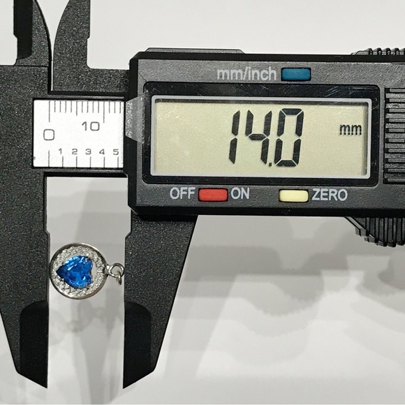 Artisan Signed R Sterling Silver Filigree Dainty Heart Paste Rhinestone Pendant - Picture 11 of 14